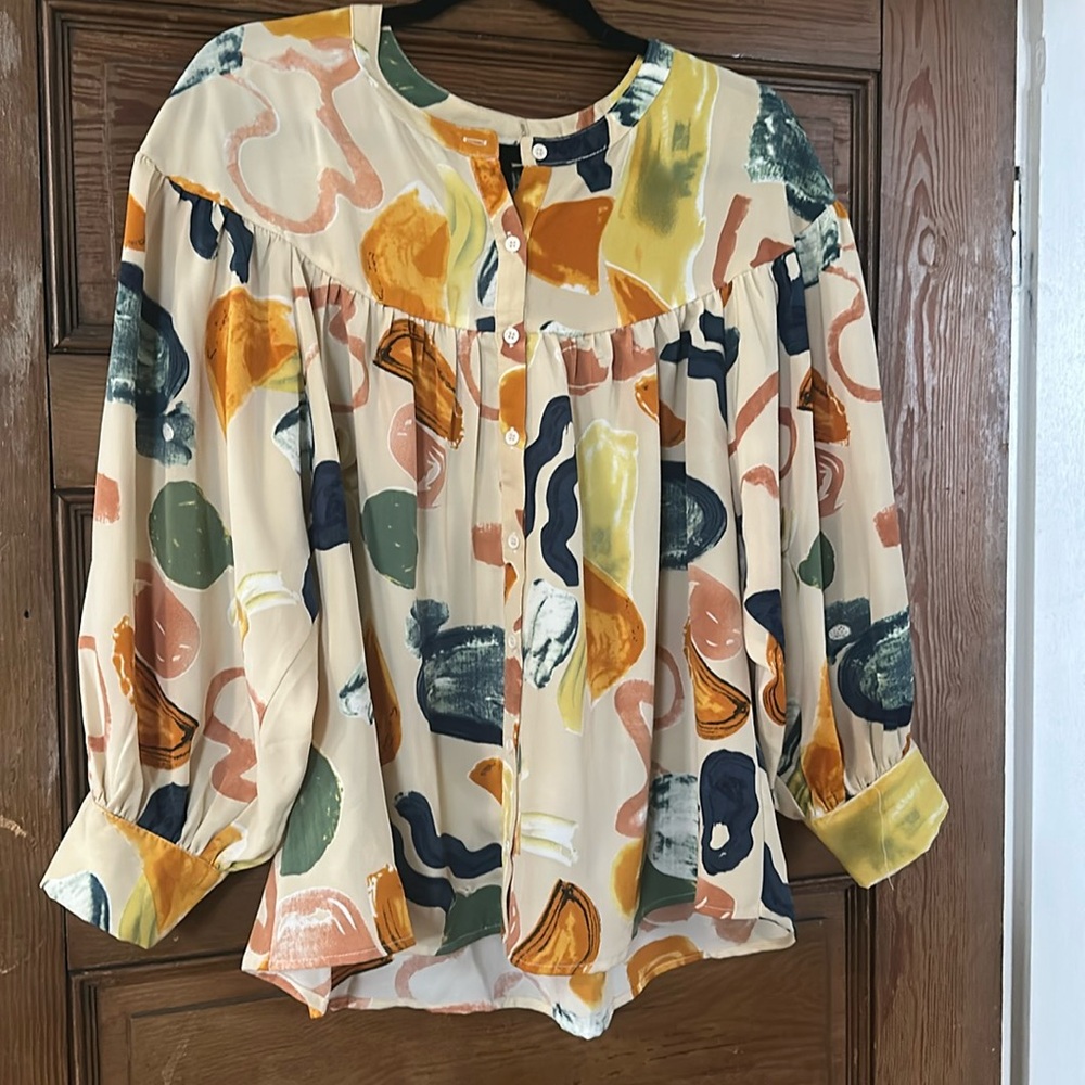 Entro Blouse Size Large